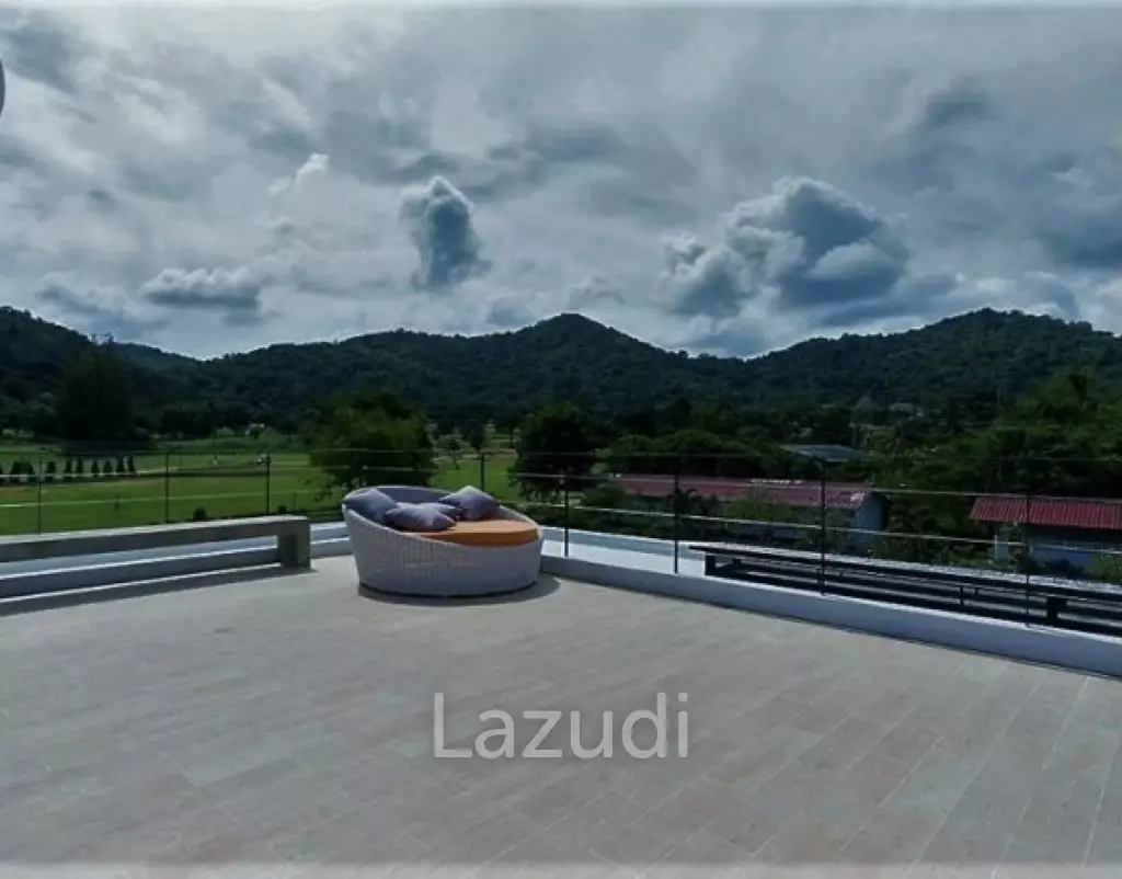 Kao Tao : Great Design 2 storey 4 bed pool villa over looking Golf Course and 2 mins walk to the Beach