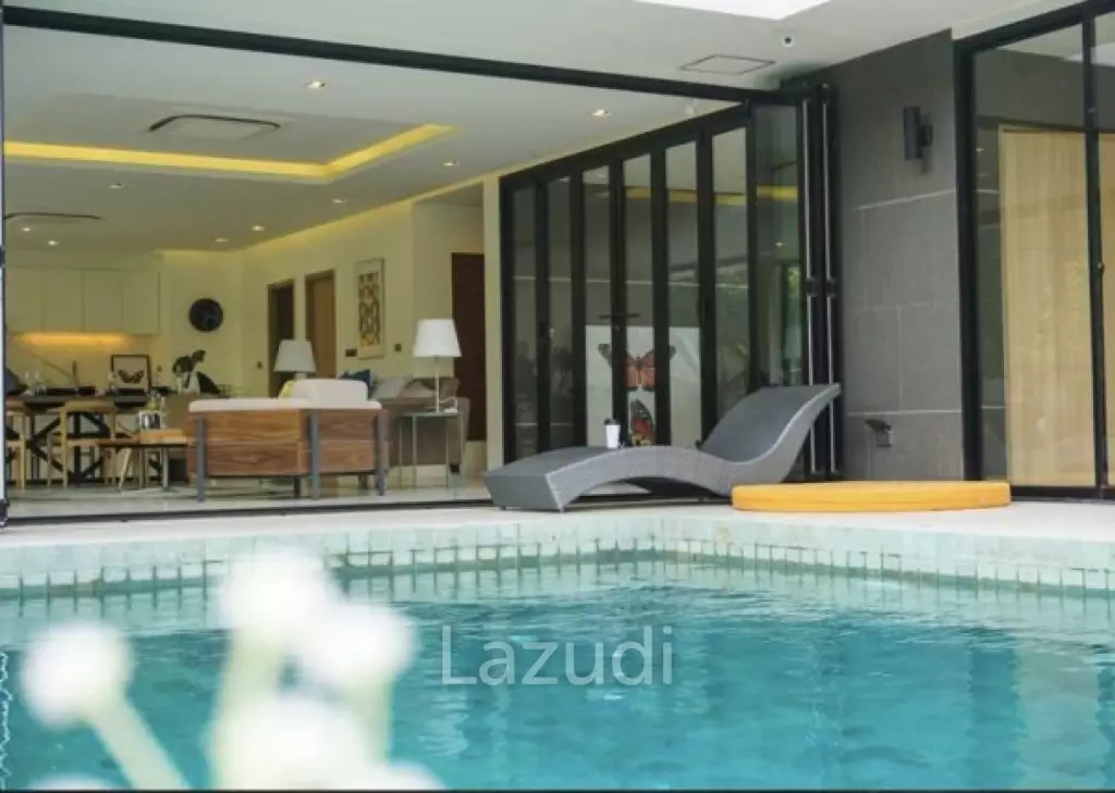 Kao Tao : Great Design 2 storey 4 bed pool villa over looking Golf Course and 2 mins walk to the Beach