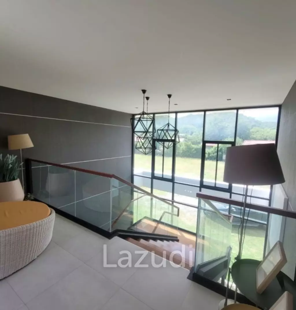 Kao Tao : Great Design 2 storey 4 bed pool villa over looking Golf Course and 2 mins walk to the Beach