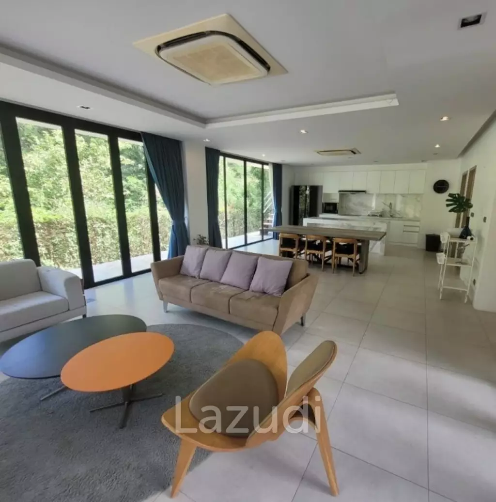 Kao Tao : Great Design 2 storey 4 bed pool villa over looking Golf Course and 2 mins walk to the Beach