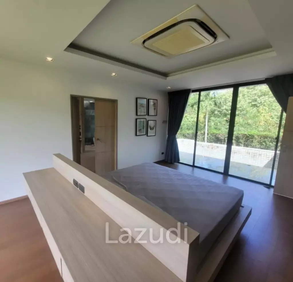 Kao Tao : Great Design 2 storey 4 bed pool villa over looking Golf Course and 2 mins walk to the Beach