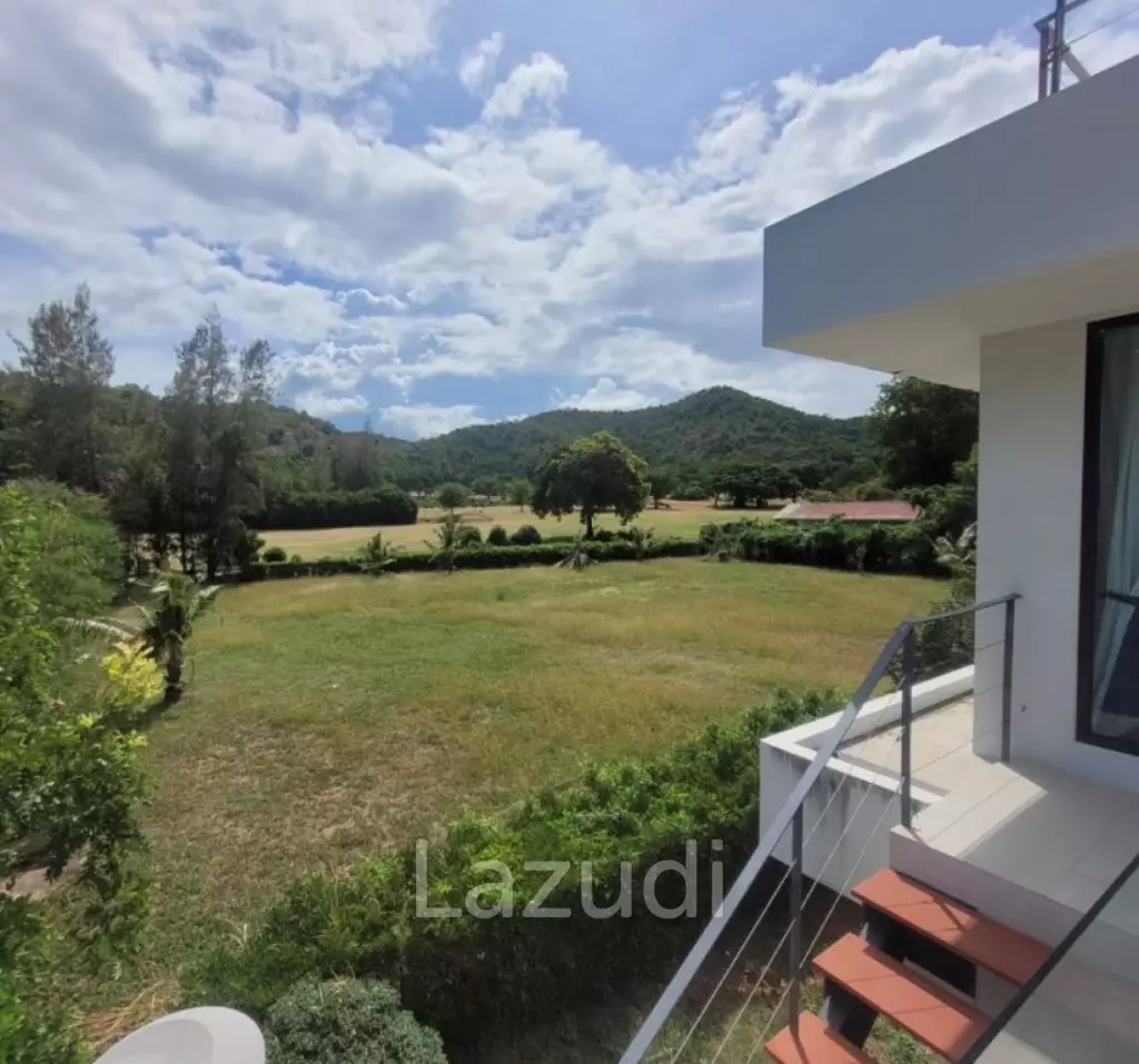 Kao Tao : Great Design 2 storey 4 bed pool villa over looking Golf Course and 2 mins walk to the Beach