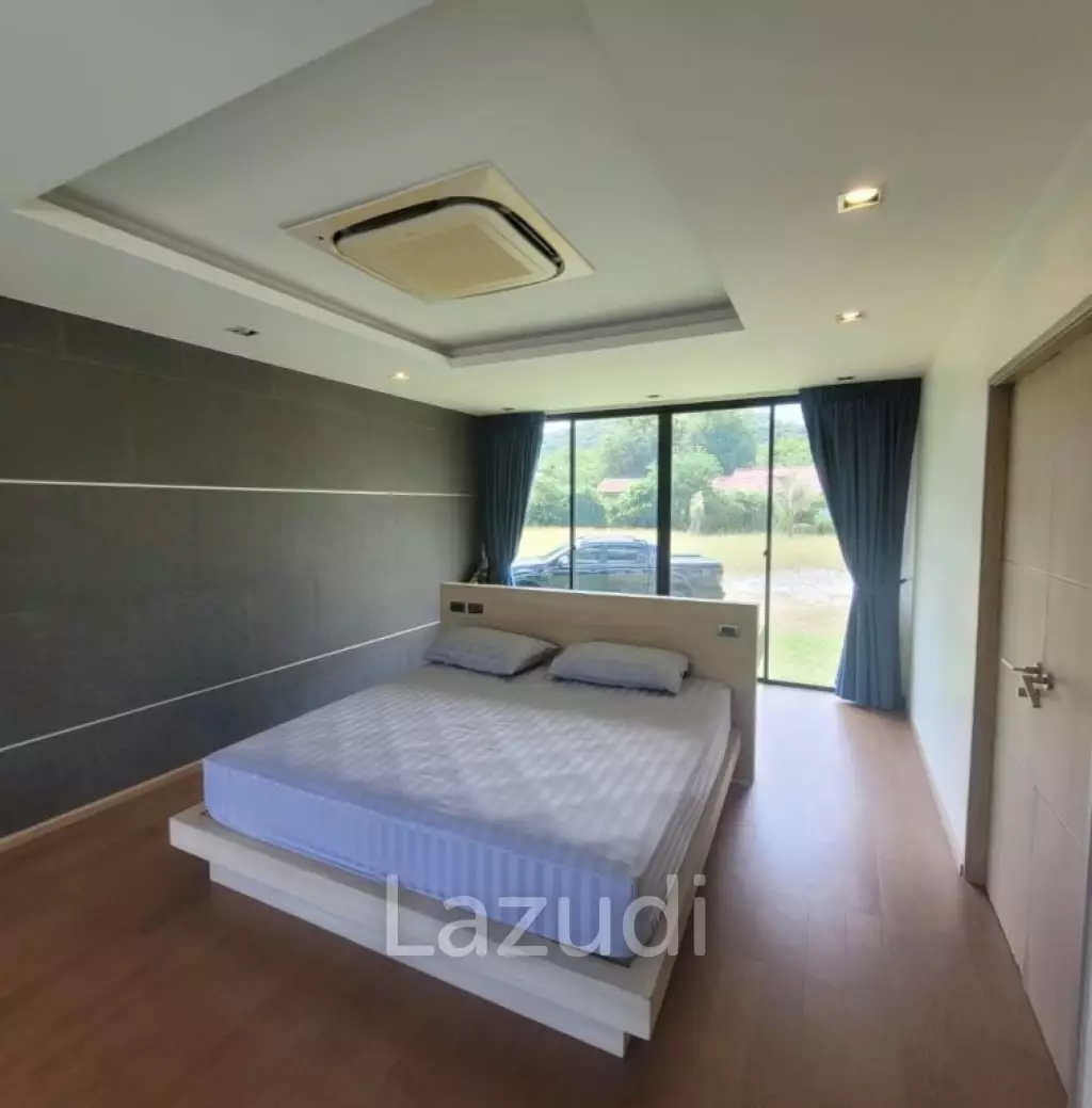 Kao Tao : Great Design 2 storey 4 bed pool villa over looking Golf Course and 2 mins walk to the Beach