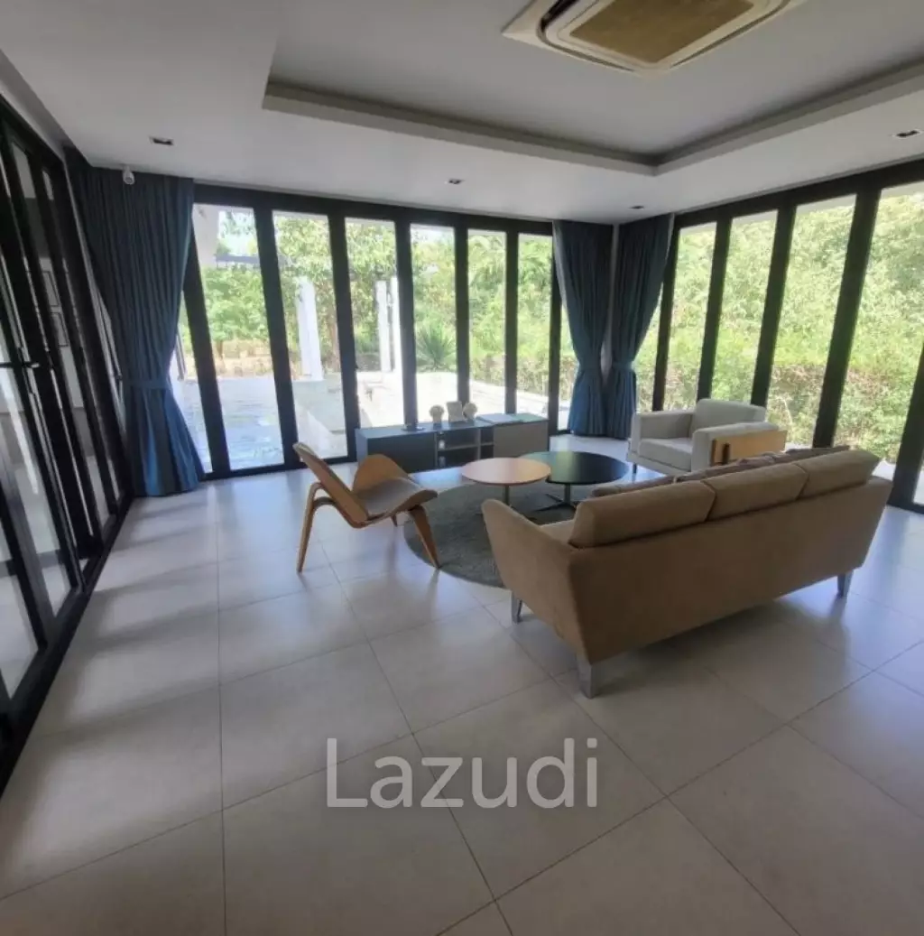 Kao Tao : Great Design 2 storey 4 bed pool villa over looking Golf Course and 2 mins walk to the Beach