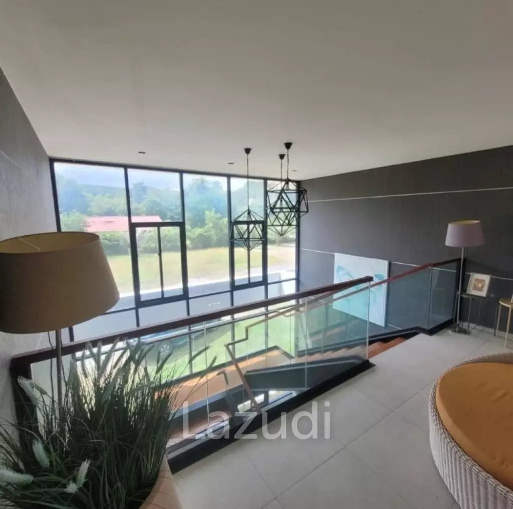 Kao Tao : Great Design 2 storey 4 bed pool villa over looking Golf Course and 2 mins walk to the Beach