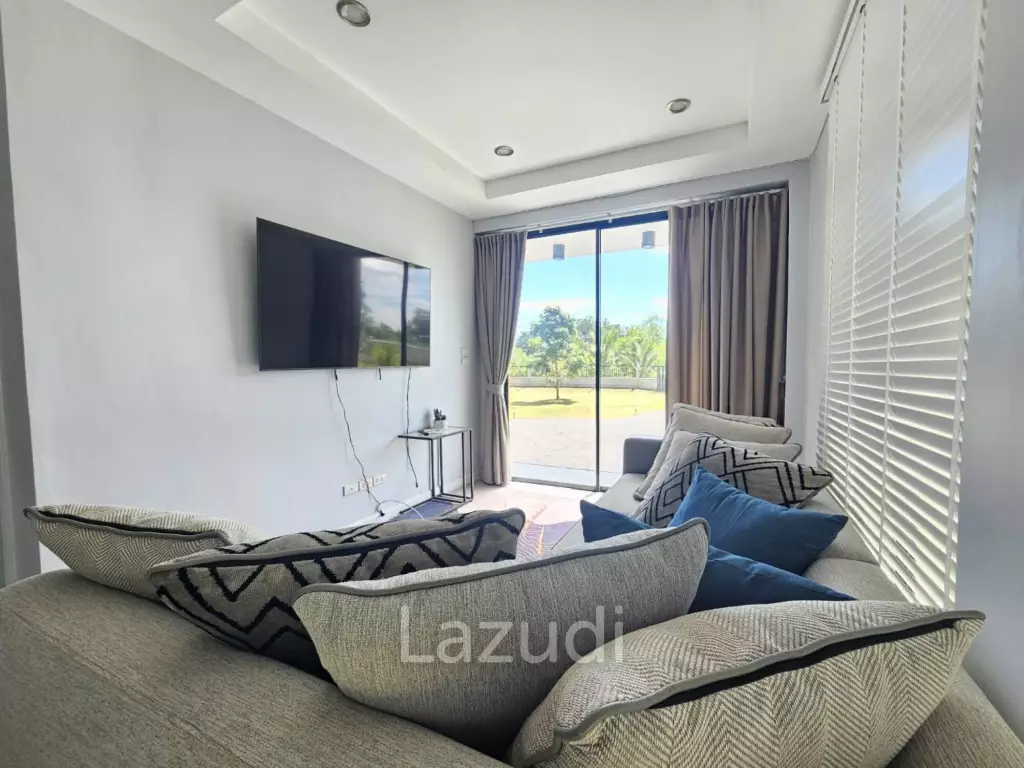 Modern 3 Bed Villa with 1.5 Rai Land  at Pranburi