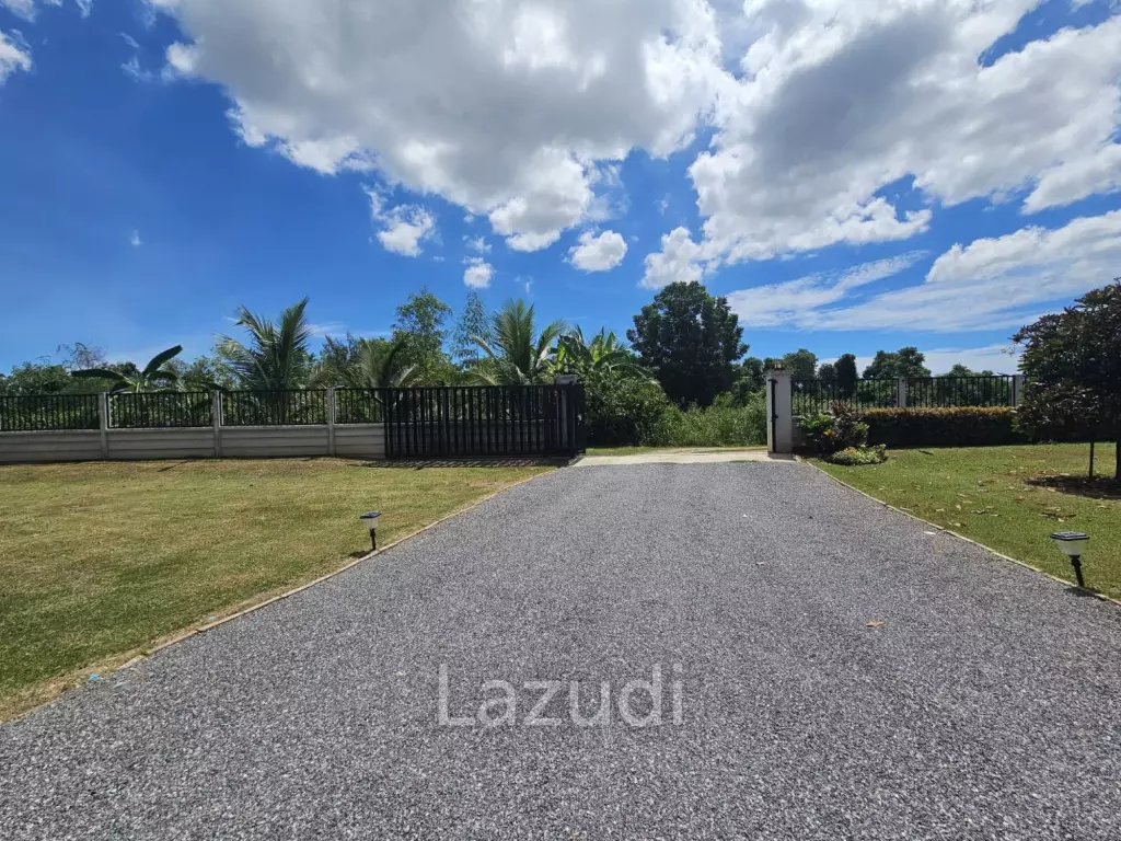 Modern 3 Bed Villa with 1.5 Rai Land  at Pranburi