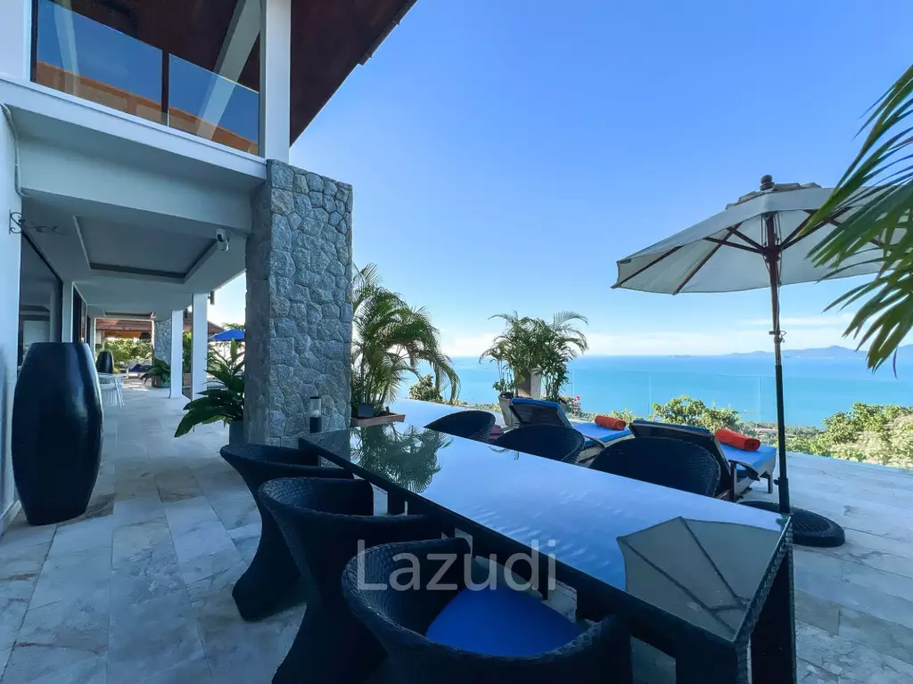 A Luxury 8-Bedroom Residence with Panoramic Sea Views in Bang Por