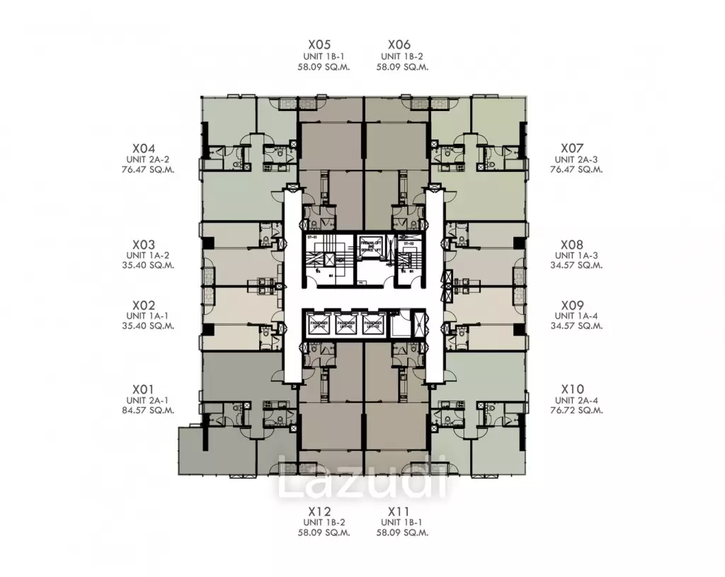 1 Bed 1 Bath 35 SQ.M Siamese Exclusive Queens