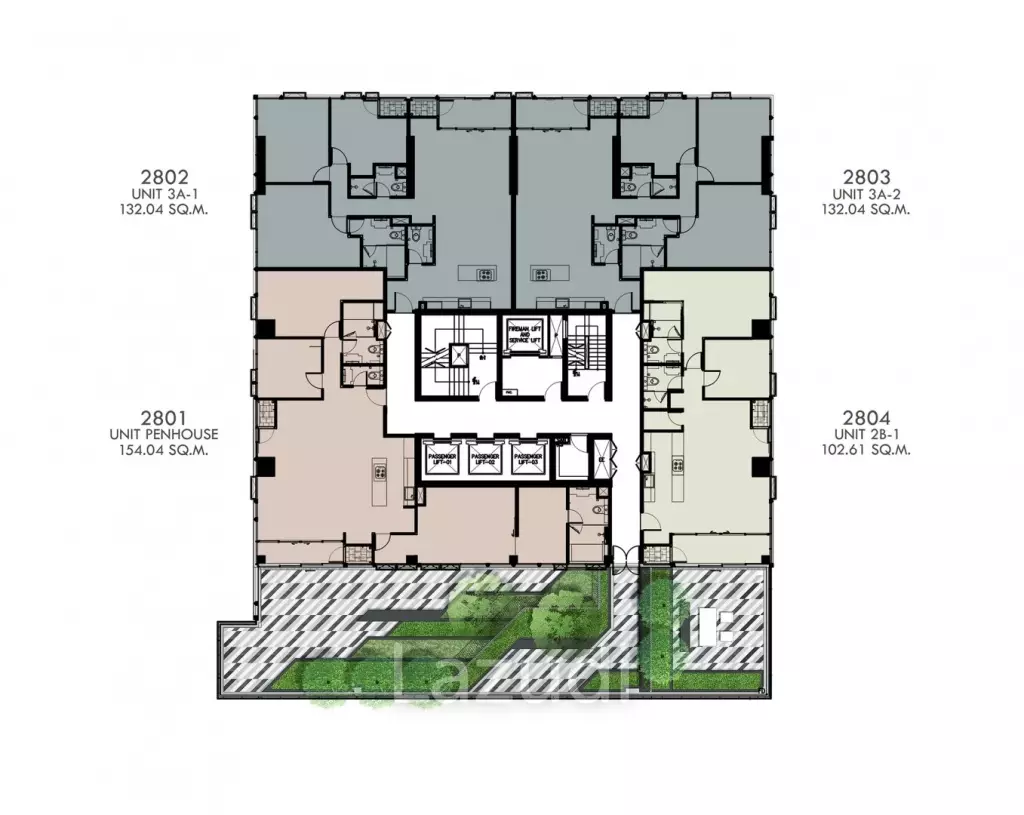 1 Bed 1 Bath 35 SQ.M Siamese Exclusive Queens