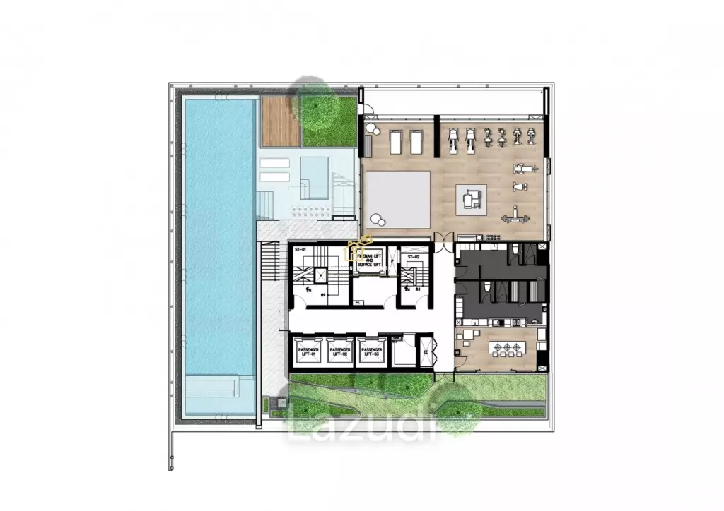 1 Bed 1 Bath 35 SQ.M Siamese Exclusive Queens