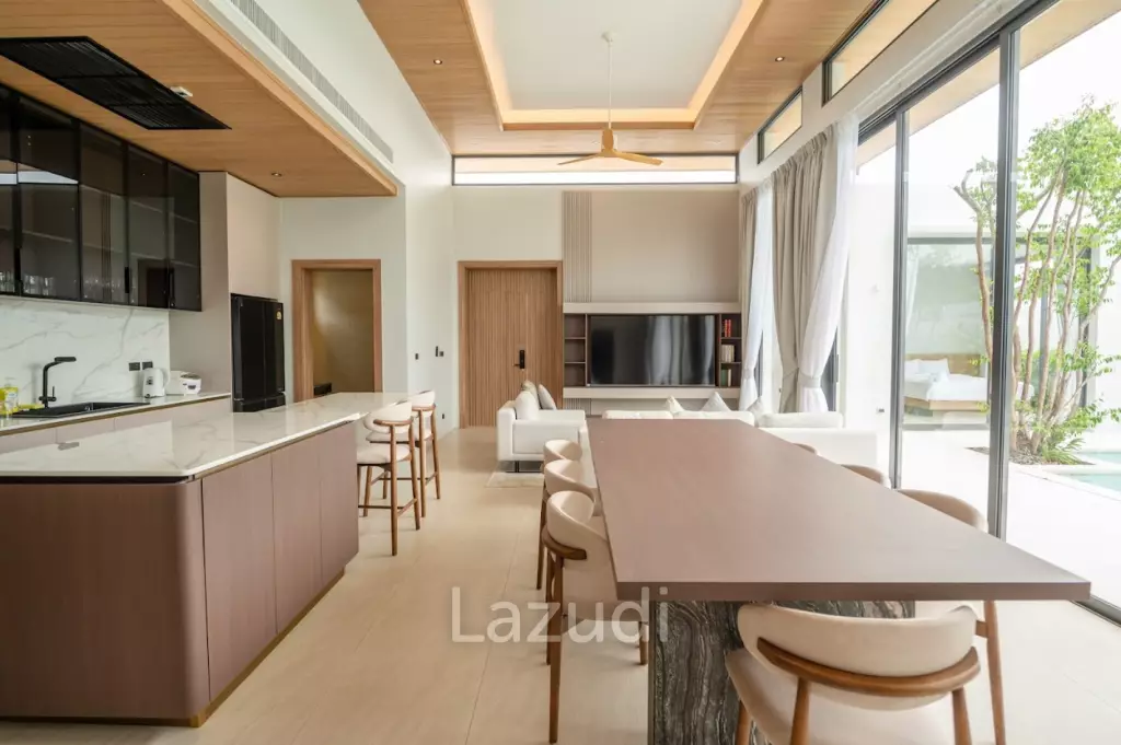 4-Bedroom Pool Villa For Rent Near BCIS in Chalong