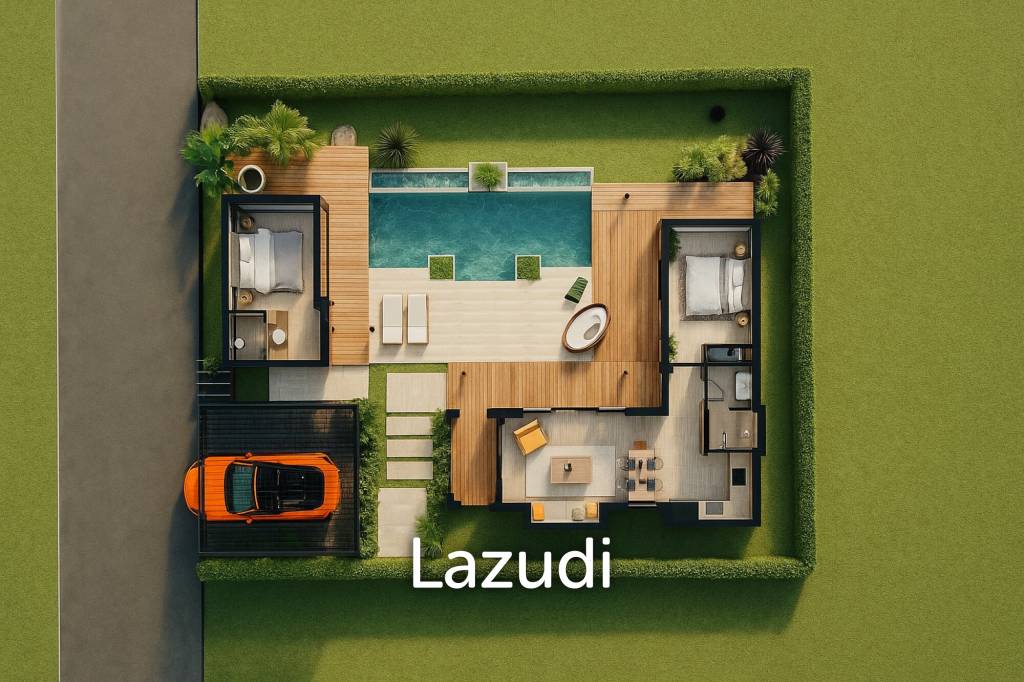 Вилла 355 кв.м. 2 Кровать 2 Ванна