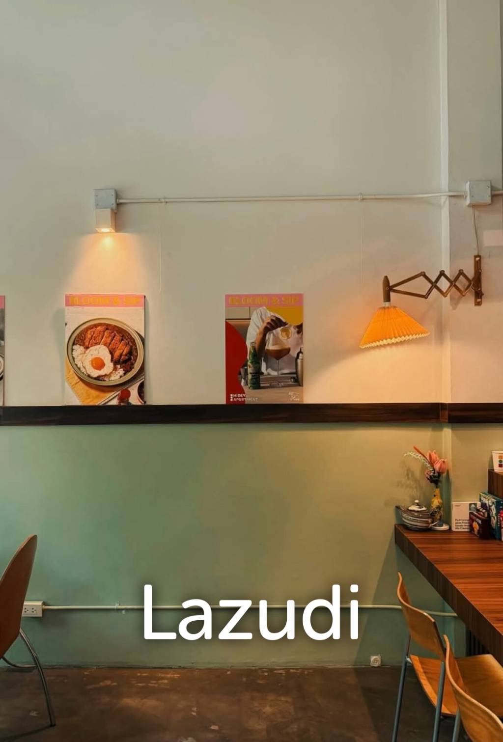 Cafe/Restaurant with kitchen Close to BTS On Nut   Shop space with kitchen in a low-rise apartment
