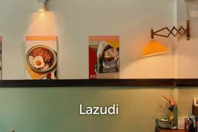 Cafe/Restaurant with kitchen Close to BTS On Nut   Shop space with kitchen in a low-rise apartment
