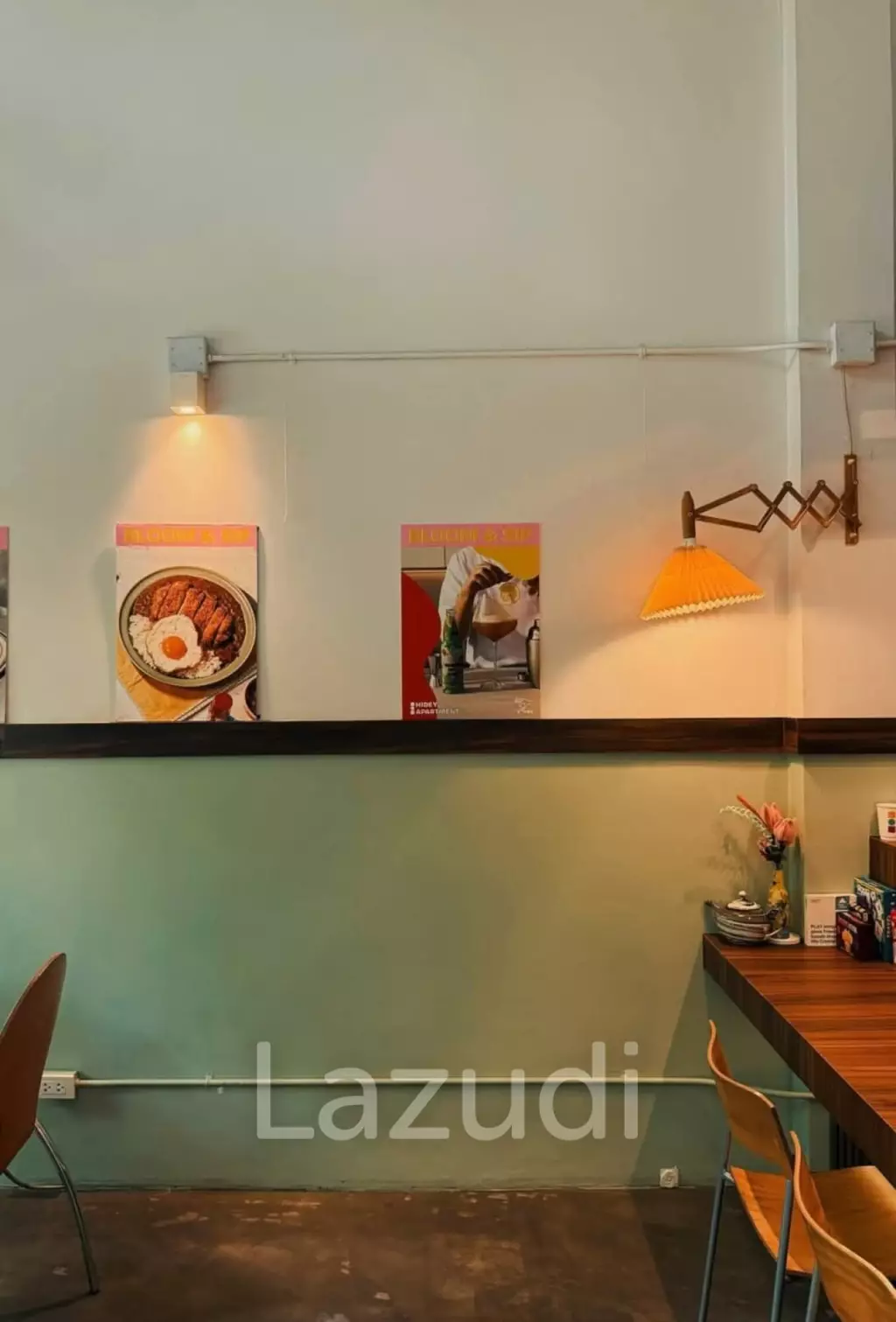 Cafe/Restaurant with kitchen Close to BTS On Nut   Shop space with kitchen in a low-rise apartment