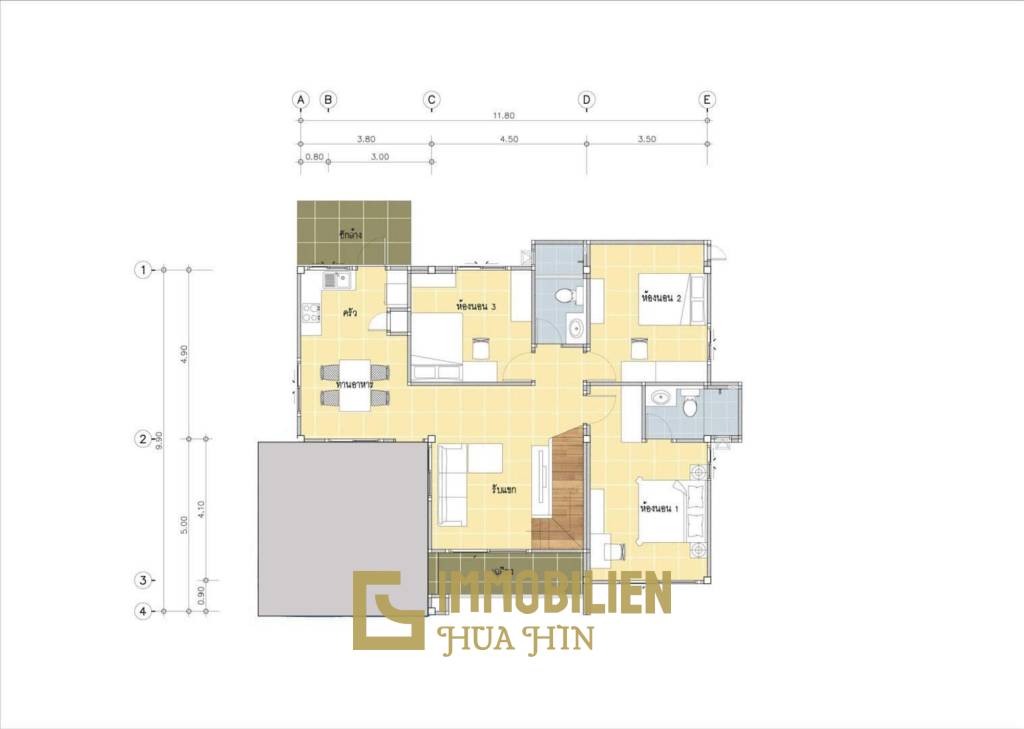 4 Schlafzimmer / ruhige Wohnlage / möbliert