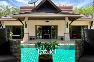 3-Bedroom Pool Villa with 2 Land Plots for Sale in Pa Klok