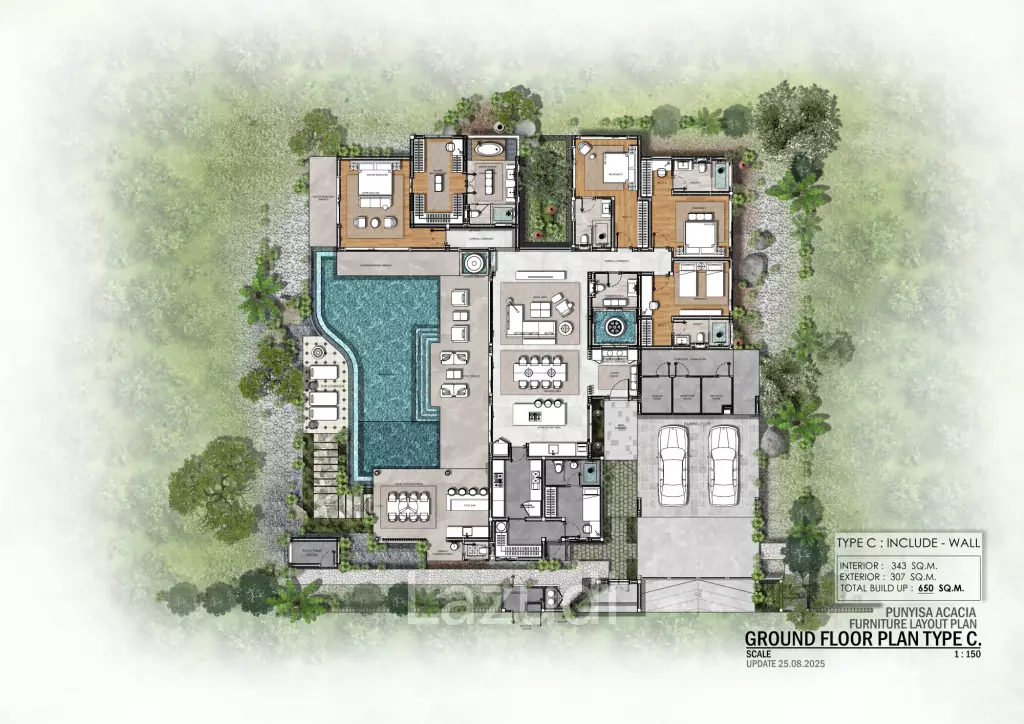 4 Bed 4 Bath 650 SQ.M Punyisa Acacia
