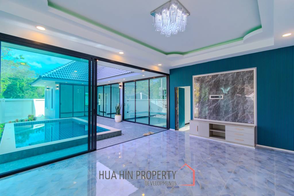 BEAUTIFUL SINGLE-STOREY POOL VILLA : 3 bed on soi Rai Land