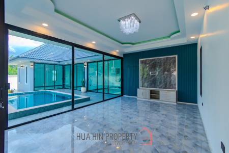 BEAUTIFUL SINGLE-STOREY POOL VILLA : 3 bed on soi Rai Land