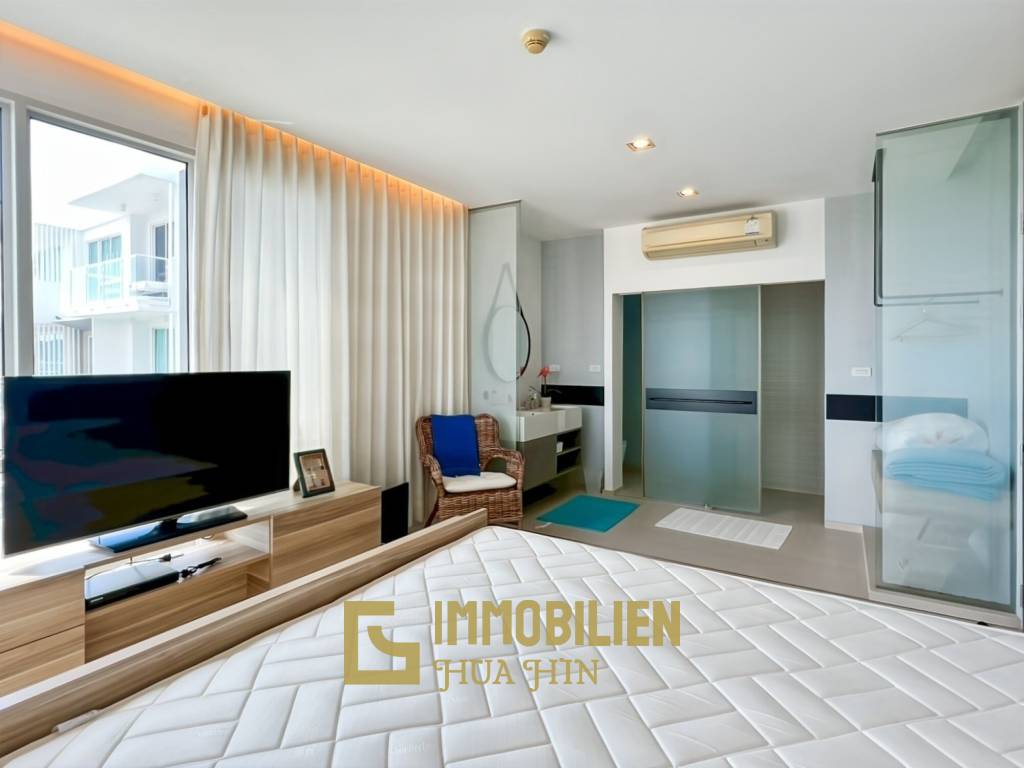 คอนโดหรู 2 ห้องนอน พร้อมวิวทะเลแบบพาโนราม่า ที่วันเวลา เขาเต่า