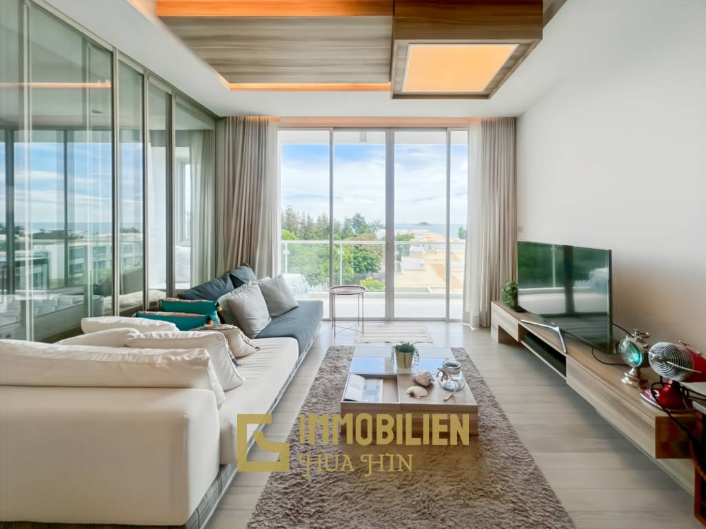 คอนโดหรู 2 ห้องนอน พร้อมวิวทะเลแบบพาโนราม่า ที่วันเวลา เขาเต่า