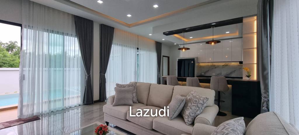 3 Bed 4 Bath 165 SQ.M. Bangsaray Pool Villa