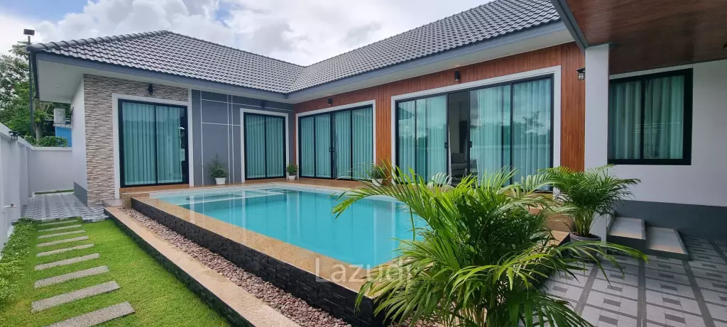 3 Bed 4 Bath 165 SQ.M. Bangsaray Pool Villa