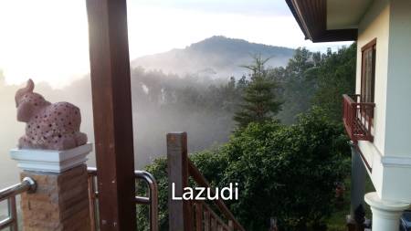 2 Bedrooms House on a Hillside with Mountain views.