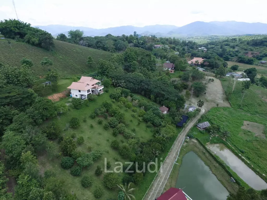 2 Bedrooms House on a Hillside with Mountain views.