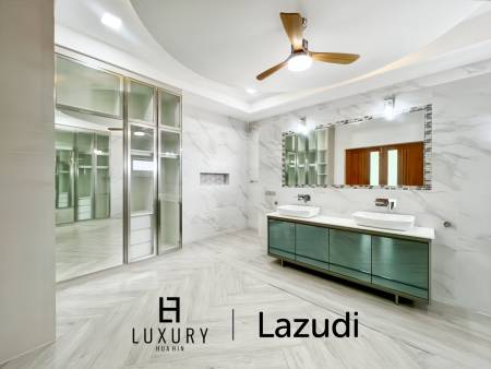 Piscine à débordement de 12 mètres / 4 chambres / terrain de 800 m²