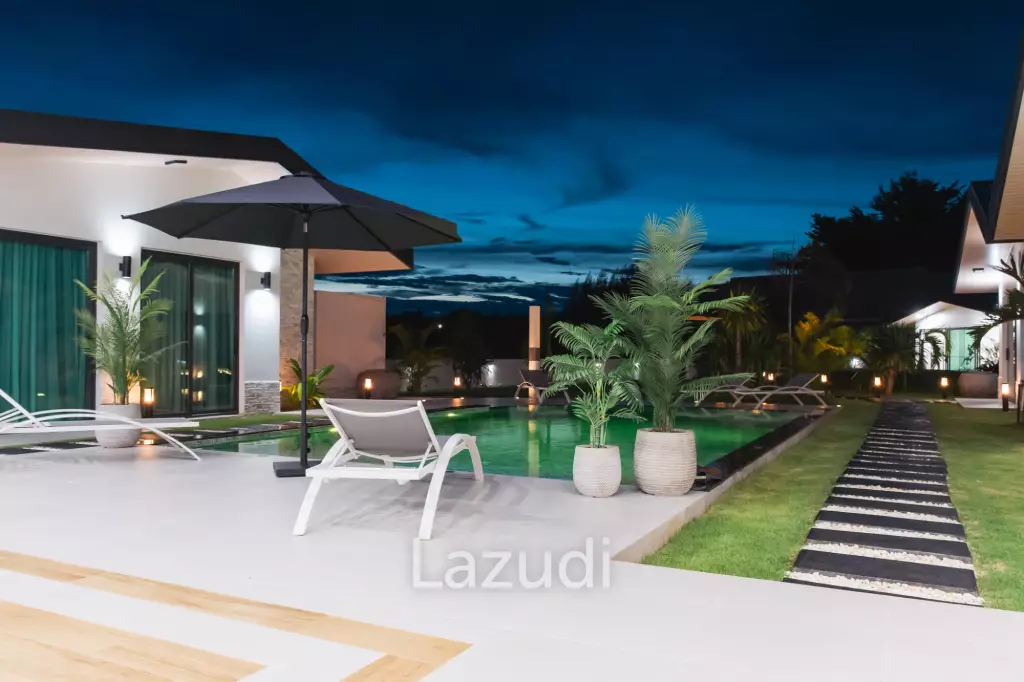 Modern Luxury  3 Bed Pool Villa in 1 Rai land