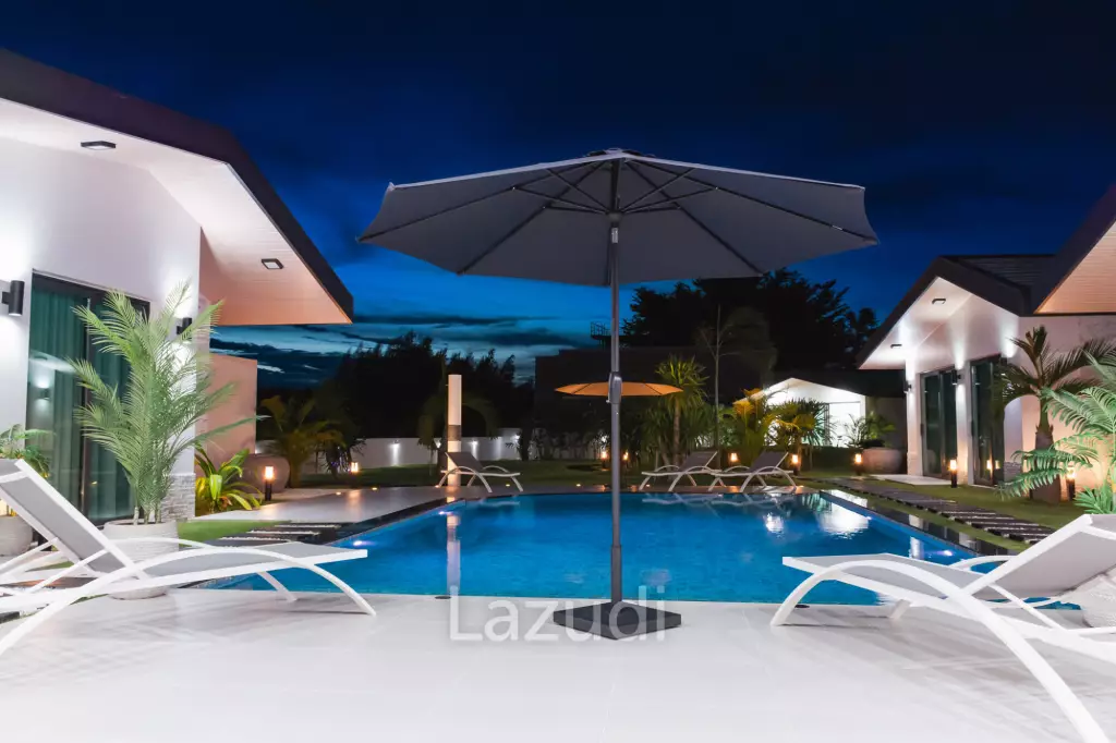 Modern Luxury  3 Bed Pool Villa in 1 Rai land