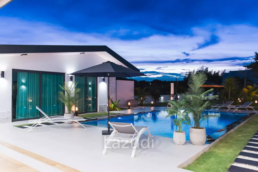 Modern Luxury  3 Bed Pool Villa in 1 Rai land