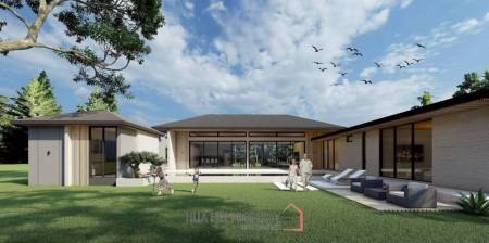 Exclusive 4-Bedroom Villa in Hua Hin's Lush Thap Tai