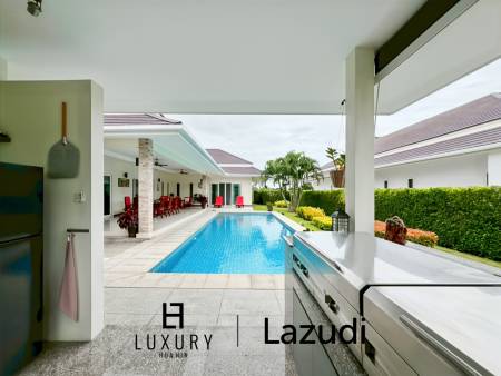 Terrain de 700 m² / cuisine extérieure / système solaire de 5 kW