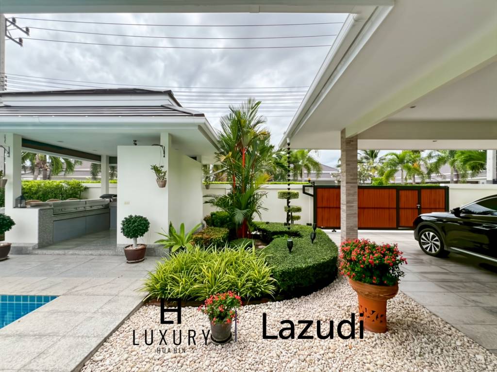 Terrain de 700 m² / cuisine extérieure / système solaire de 5 kW