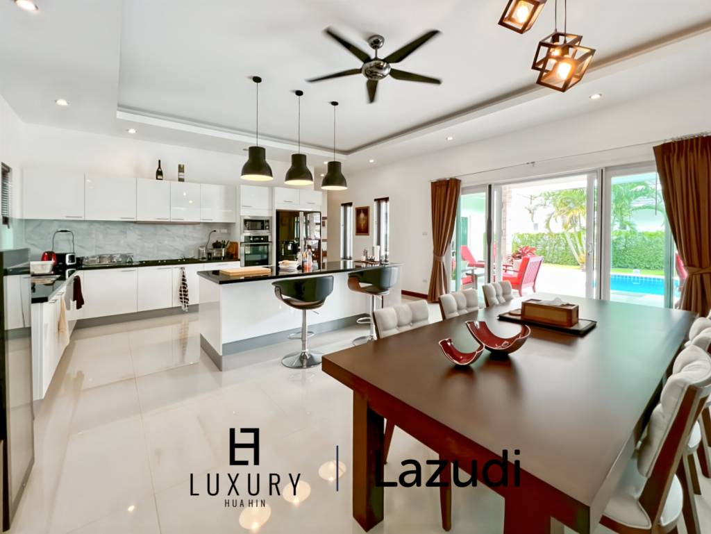 Terrain de 700 m² / cuisine extérieure / système solaire de 5 kW