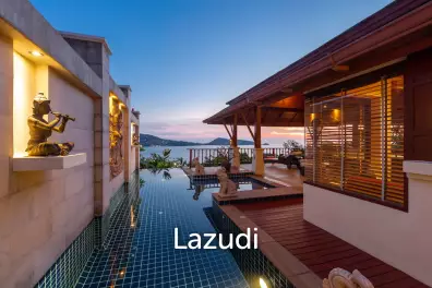 3-Bedroom Pool Villa for Rent with Amazing Views of Patong Bay and Sunsets ✅