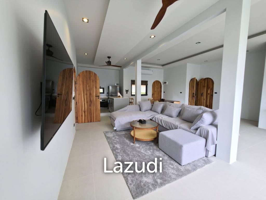 Brand-new 3-Bed Garden-Pool Villa for Sale in Central Bophut Area