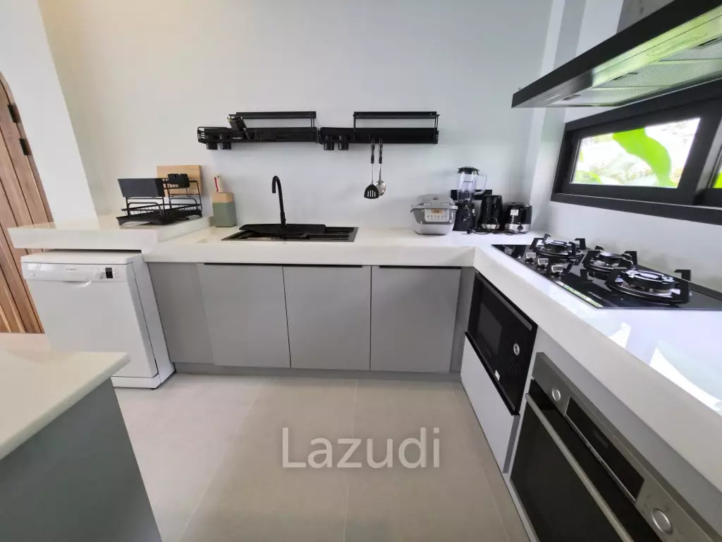 Brand-new 3-Bed Garden-Pool Villa for Sale in Central Bophut Area