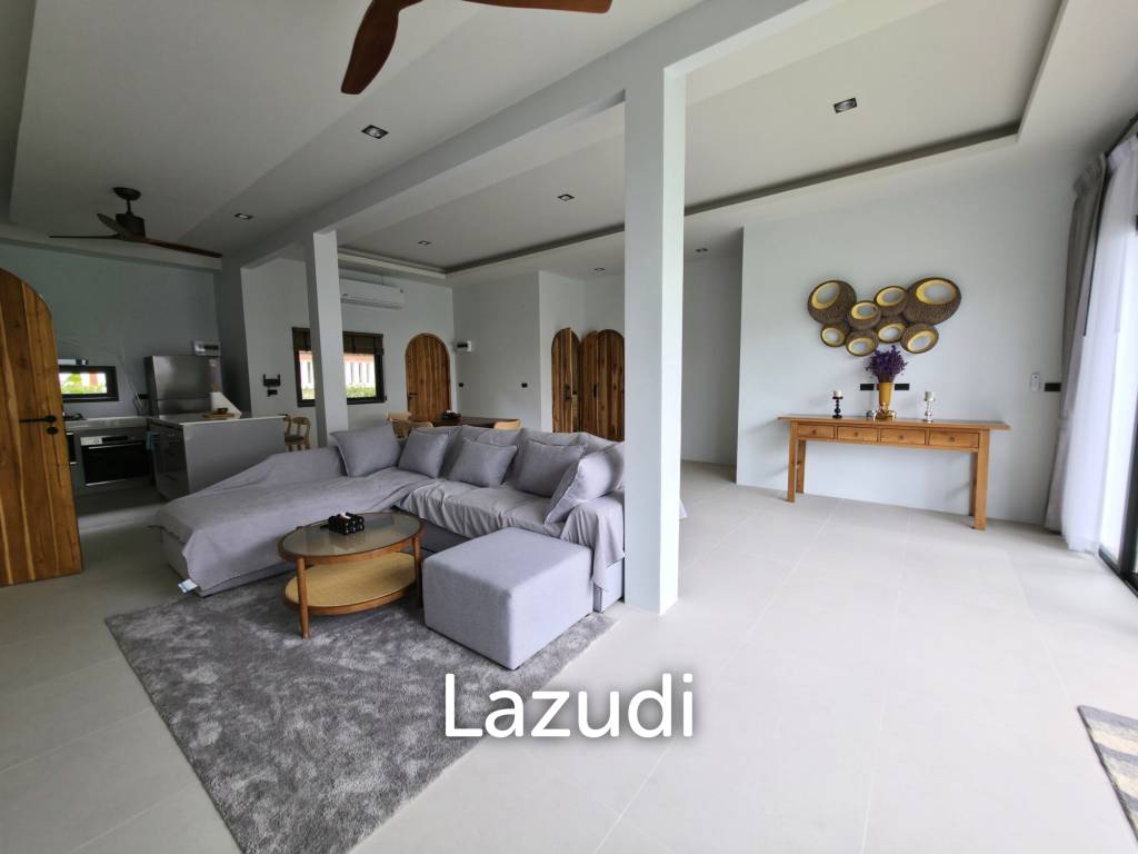 Brand-new 3-Bed Garden-Pool Villa for Sale in Central Bophut Area
