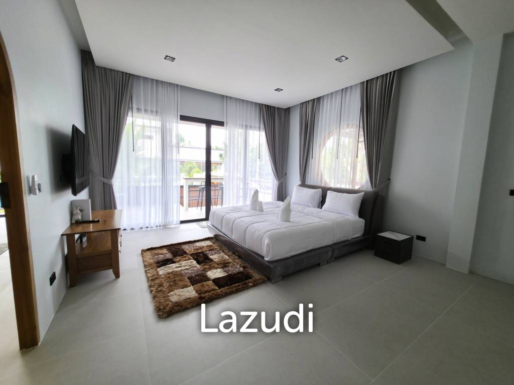 Brand-new 3-Bed Garden-Pool Villa for Sale in Central Bophut Area
