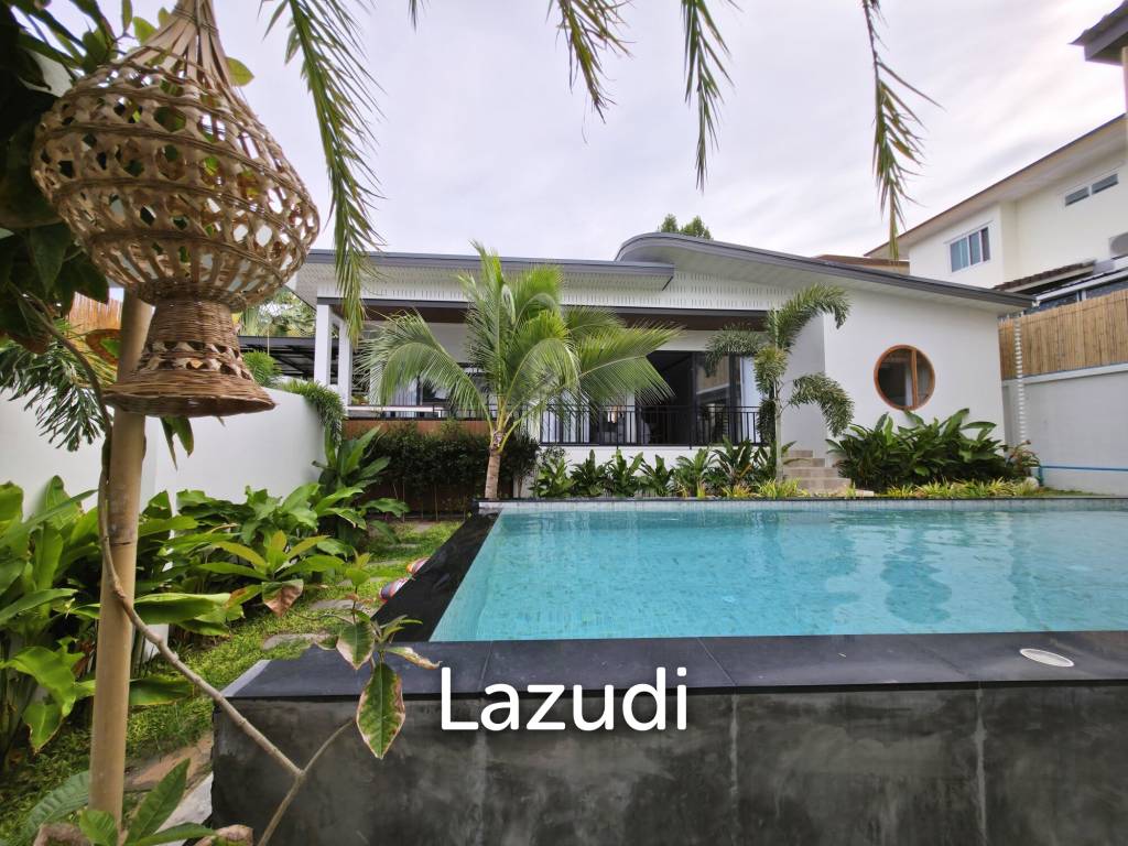 Brand-new 3-Bed Garden-Pool Villa for Sale in Central Bophut Area