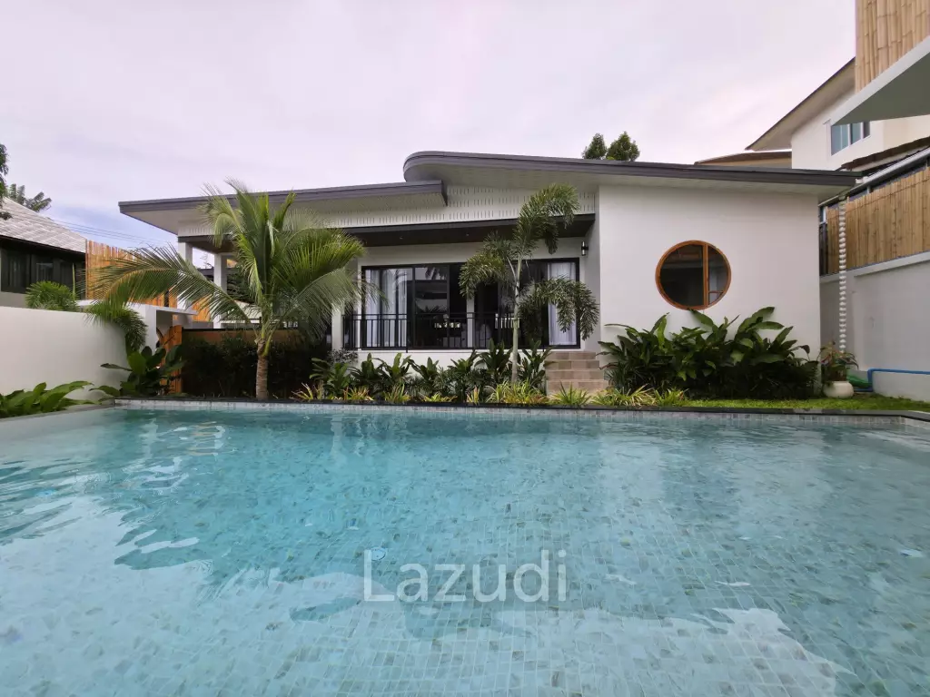 Brand-new 3-Bed Garden-Pool Villa for Sale in Central Bophut Area