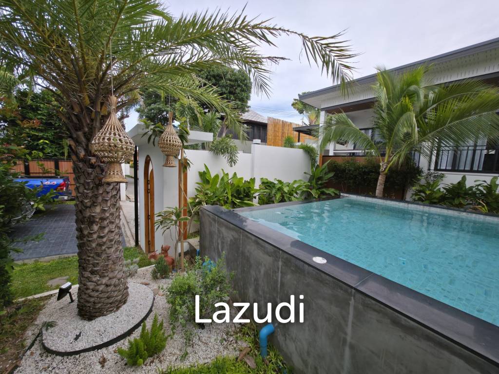 Brand-new 3-Bed Garden-Pool Villa for Sale in Central Bophut Area