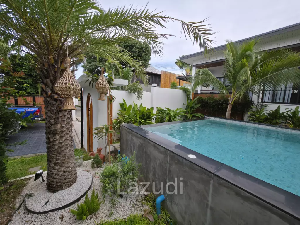 Brand-new 3-Bed Garden-Pool Villa for Sale in Central Bophut Area