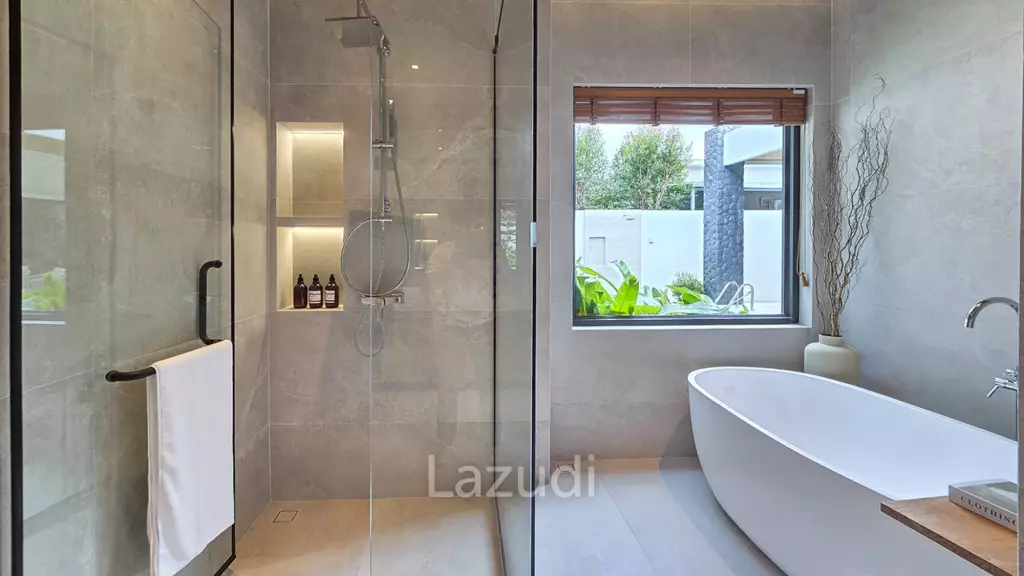 Modern Compact 2-Bedroom Pool Villa for Sale in Chalong