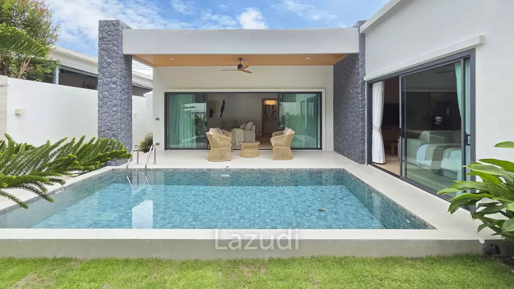 Modern Compact 2-Bedroom Pool Villa for Sale in Chalong